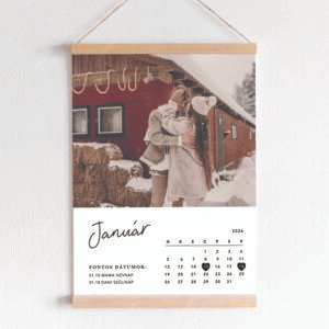 Személyre szabható fotós naptár – saját dátumokkal és képekkel