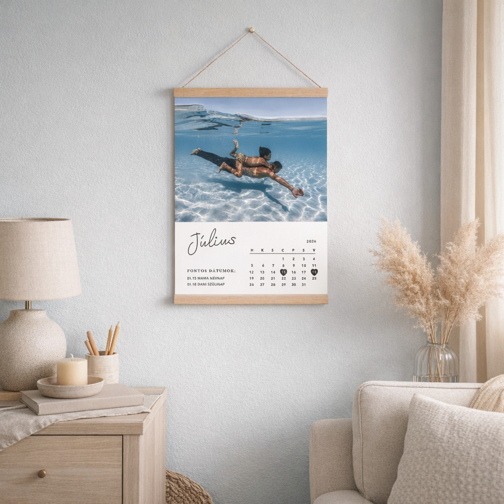 Személyre szabható fotós naptár – saját dátumokkal és képekkel - Image 4